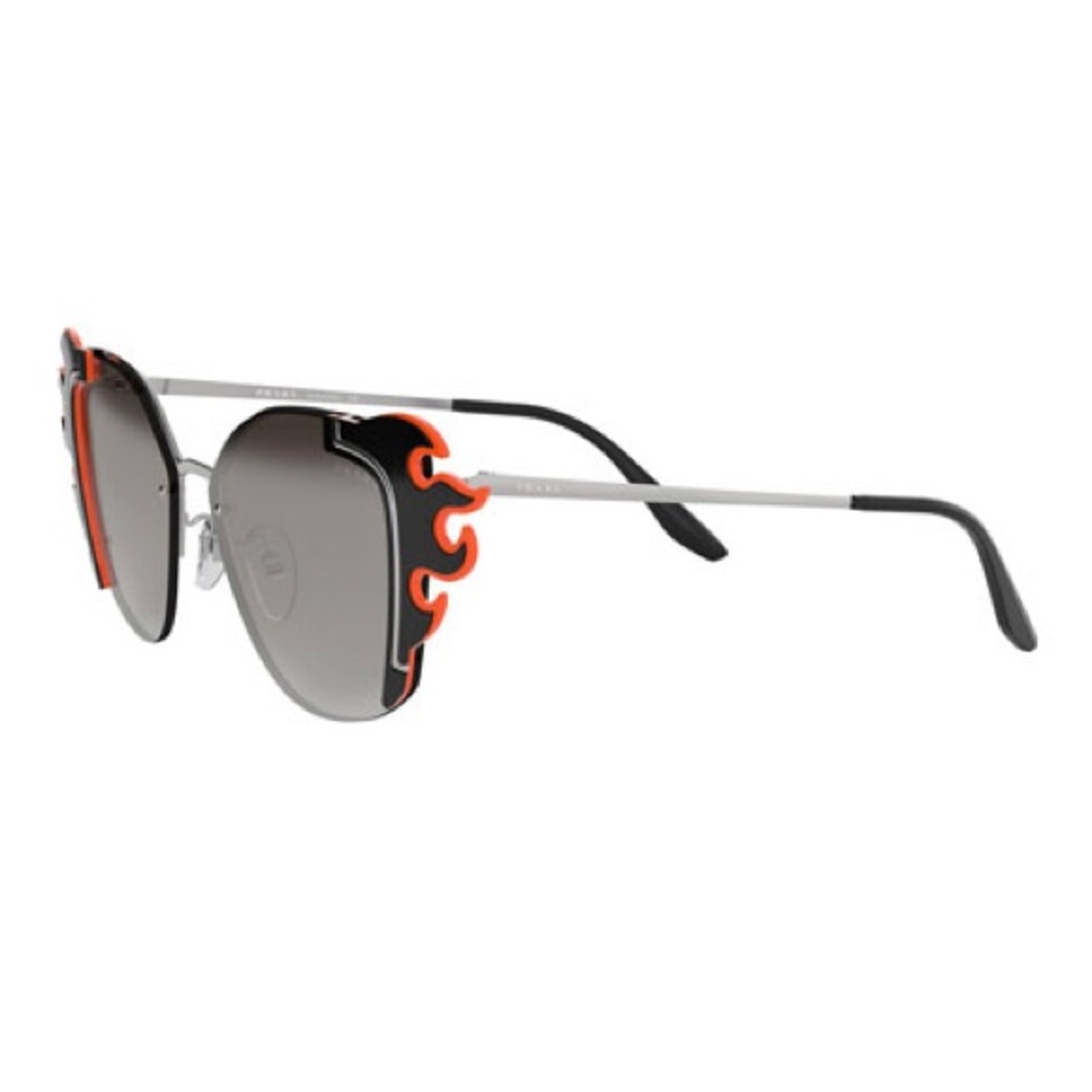 Prada 64mm Cat Eye Flame Sunglasses - Picture 6 of 7